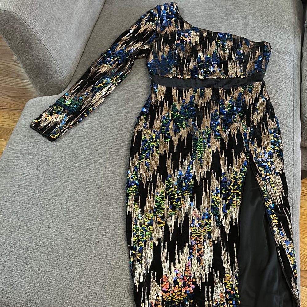 Sequin Dress- One Shoulder